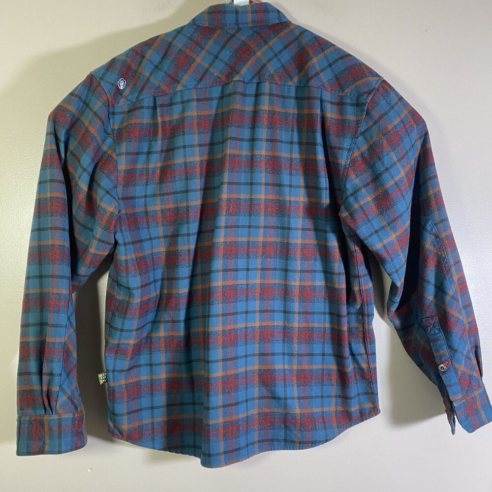 Howler Bros Shirt Mens Large Blue Plaid Flannel Long Sleeve Button Up - Picture 3 of 16